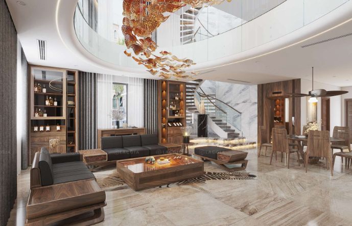 Cần bán biệt thự The Diamond Park Mê Linh hướng Đông, 300m2, nội thất hiện đại, vào ở ngay!